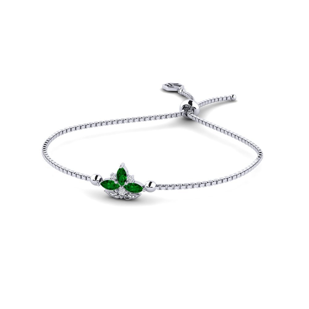 Paladio Circonita Verde Pulsera de Mujer Flyktig
