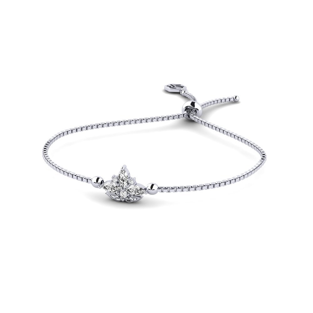 Paladio Moissanita Pulsera de Mujer Flyktig