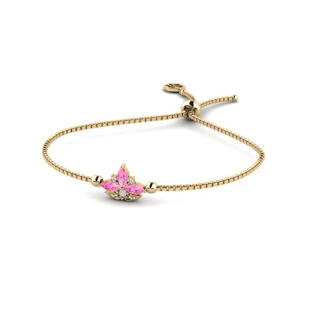 Zafiro Rosado Pulsera de Mujer Flyktig