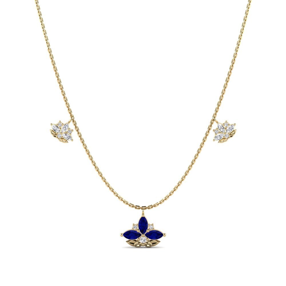 Zafiro Collar de Mujer Galanthus