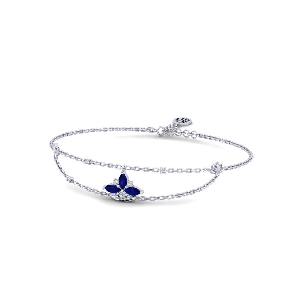 Paladio Zafiro Pulsera de Mujer Genklang