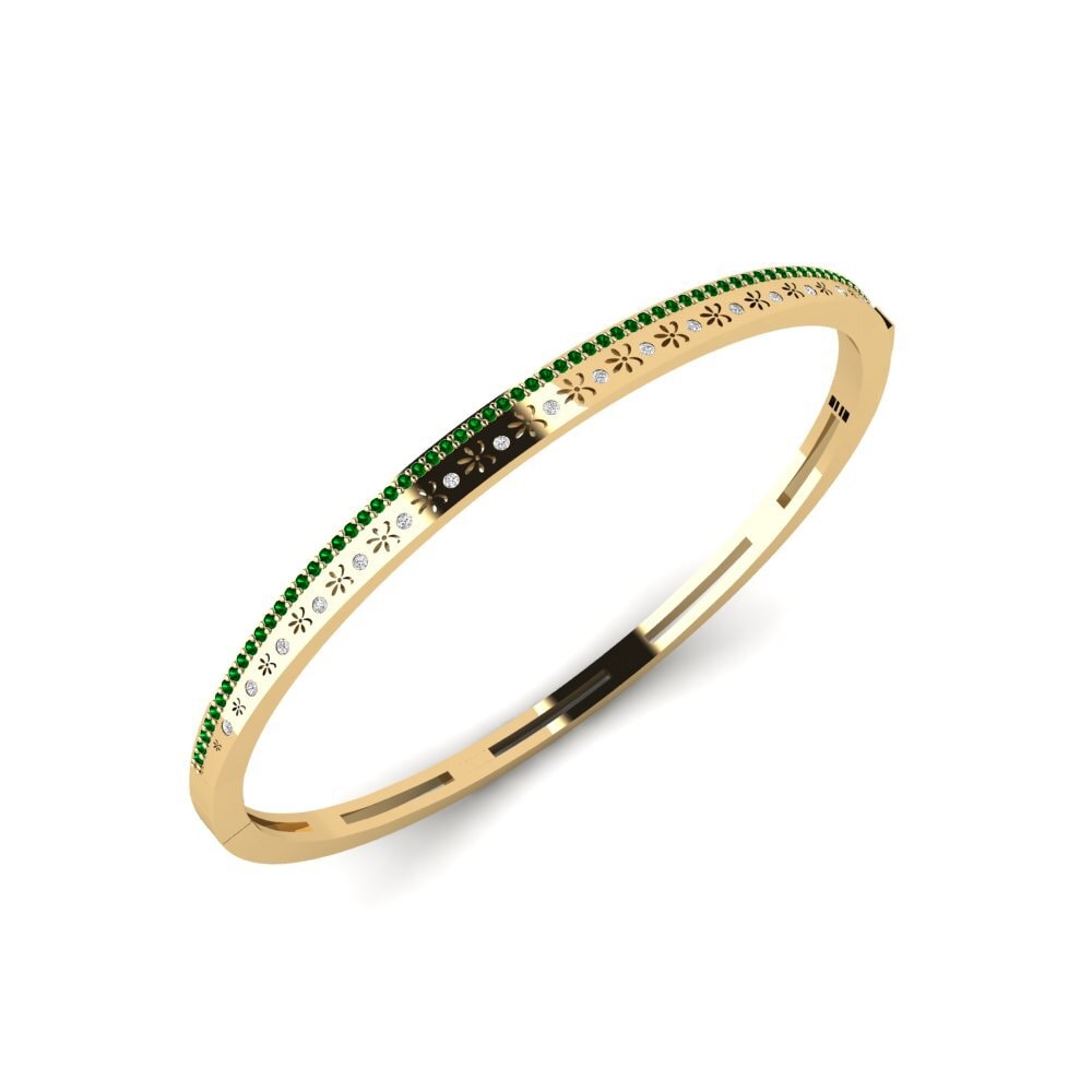 Zircônia Verde Pulseira Feminino Hory