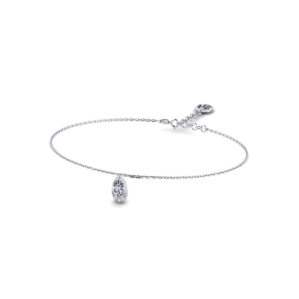 925 Prata de lei Diamante Pulseira Feminino Igiti