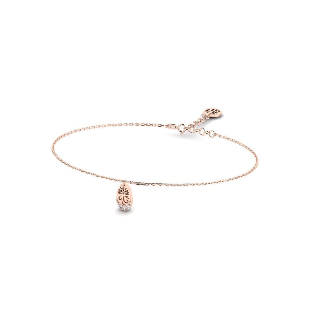 14k Rose Gold Women's Bracelet Igiti