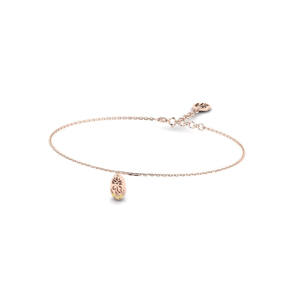 Vàng Hồng 14K Kim Cương Vàng Vòng tay nữ Igiti