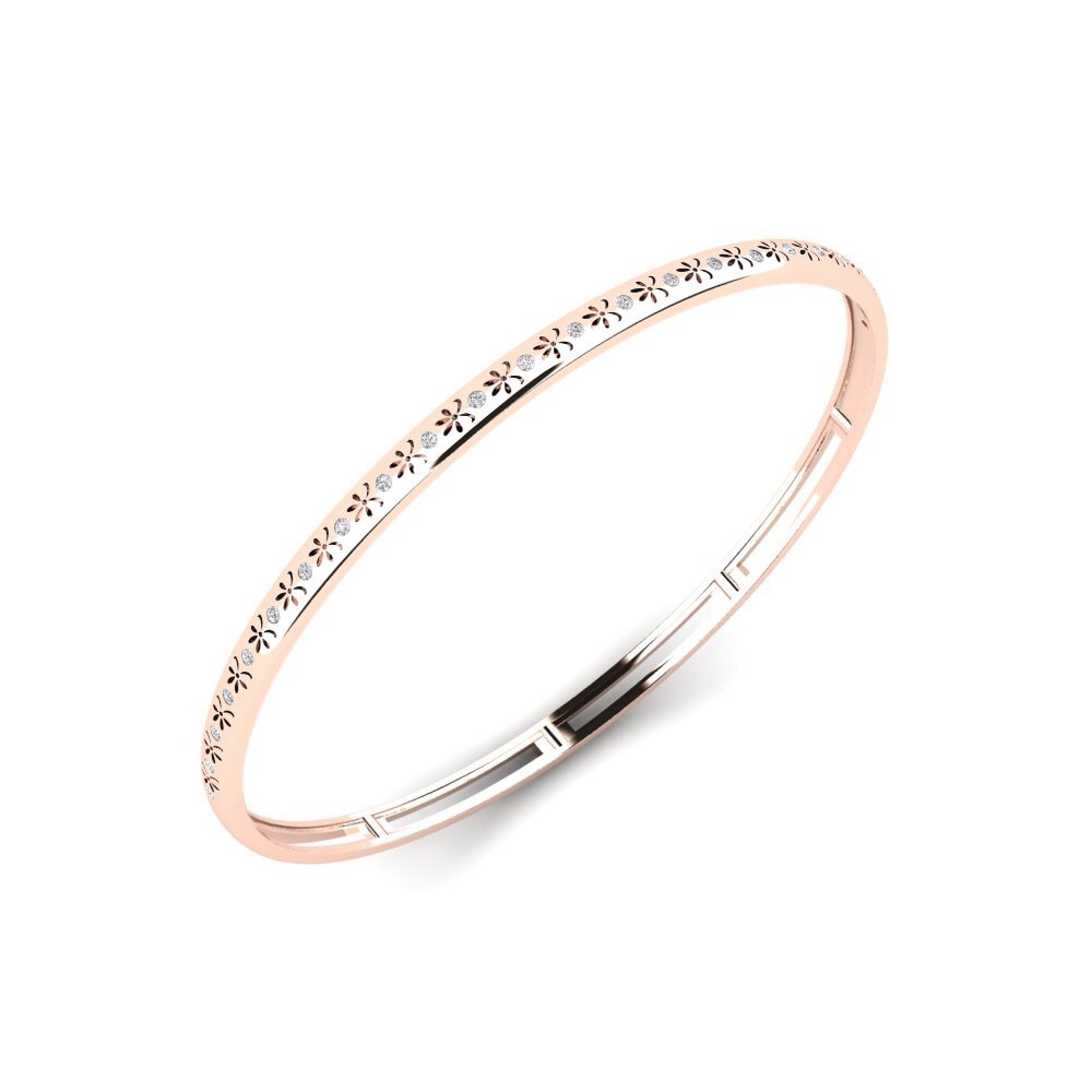 14k Rose Gold Women's Bangle Jaylliwi