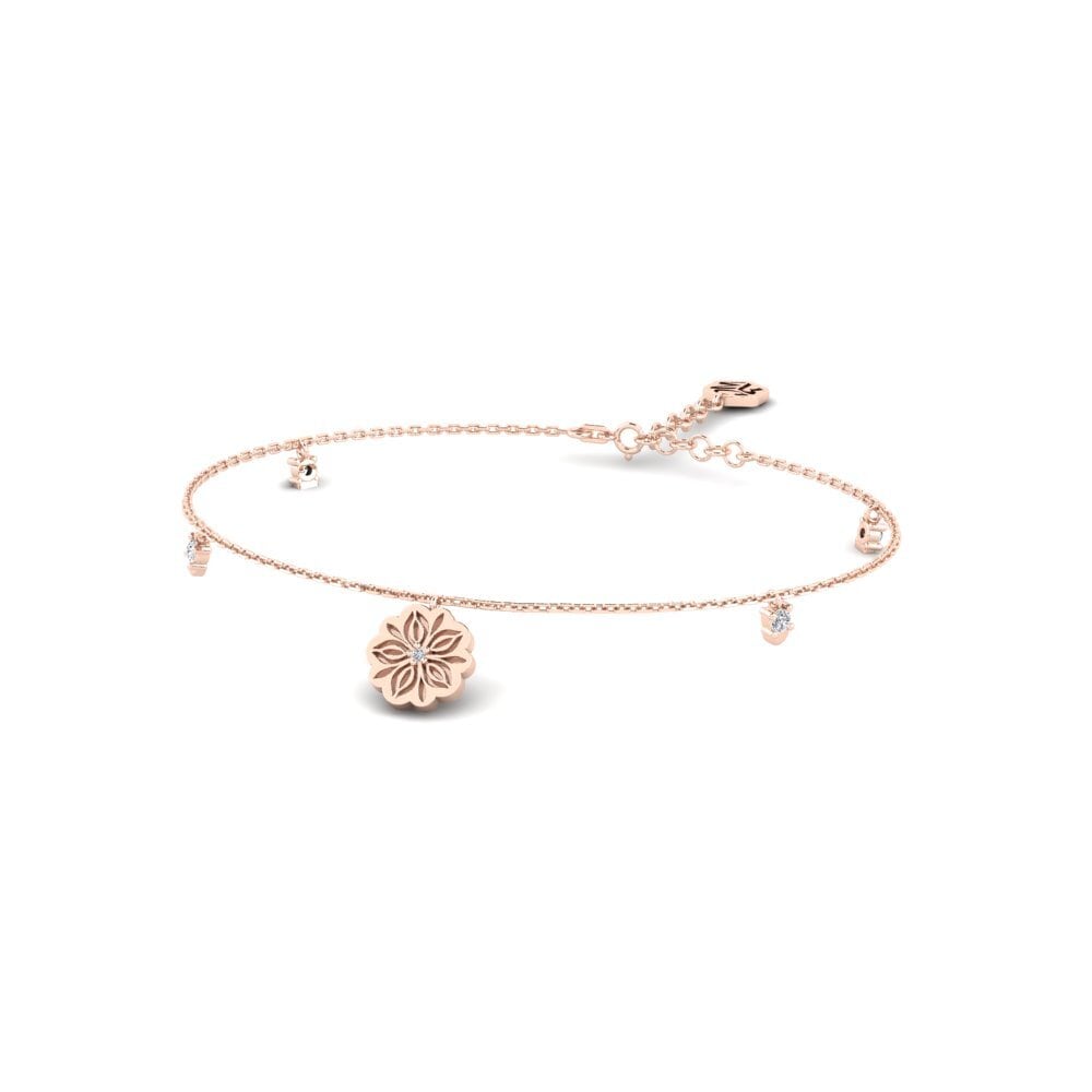 14k Rose Gold Women's Bracelet Kolorea