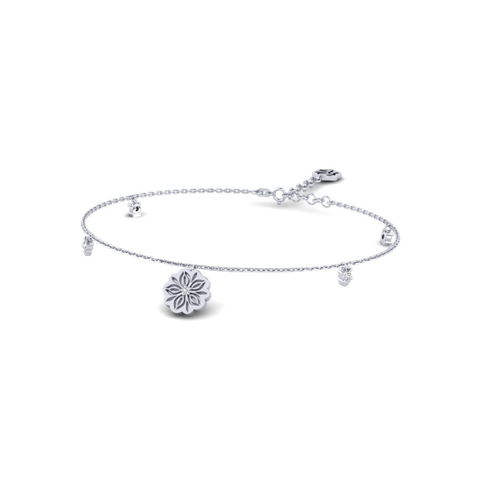 Paladio Moissanita Pulsera de Mujer Kolorea