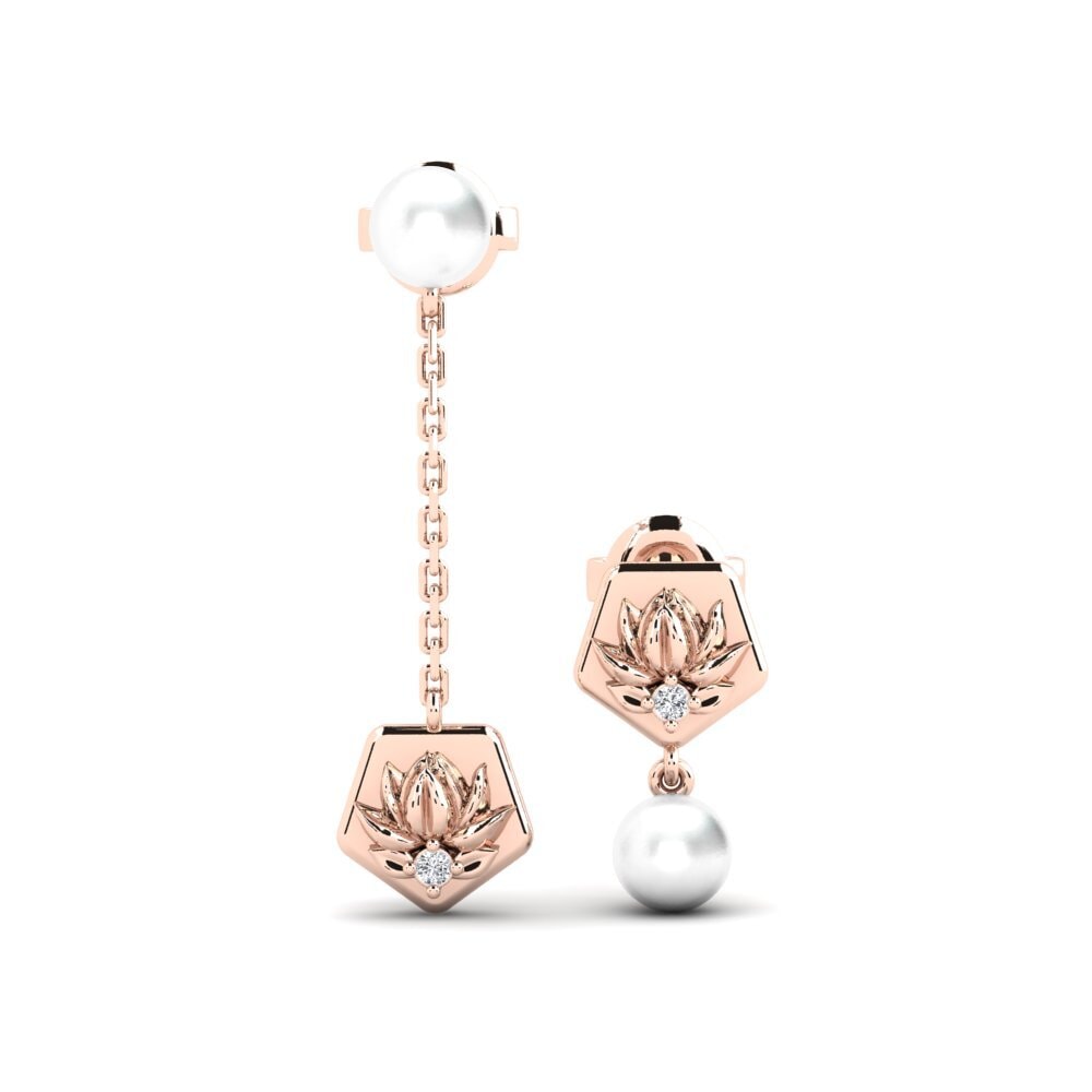 14ct Rose Gold Women's Earring Lagmald