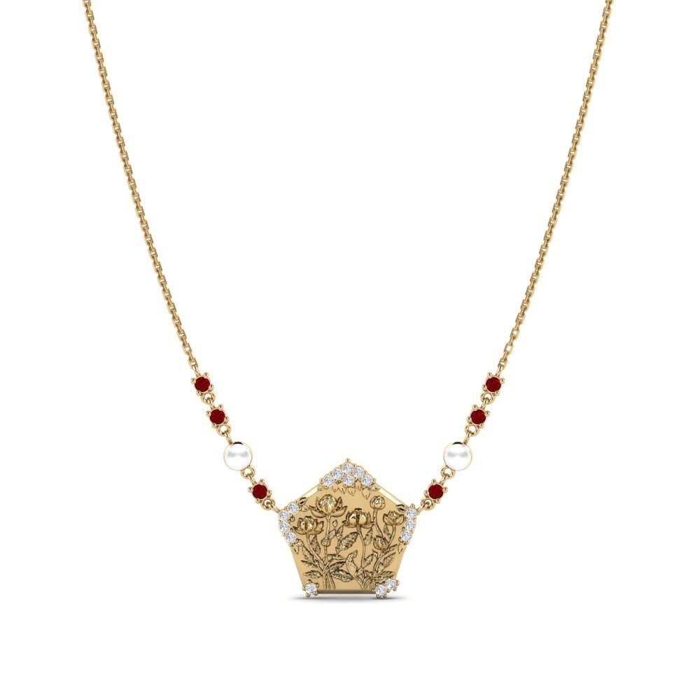 Circonita Roja Collar de Mujer Lavondula