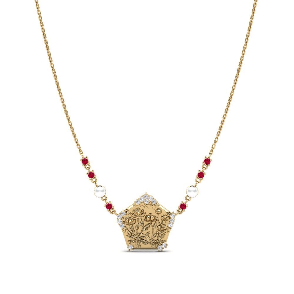 Ruby Women's Necklace Lavondula