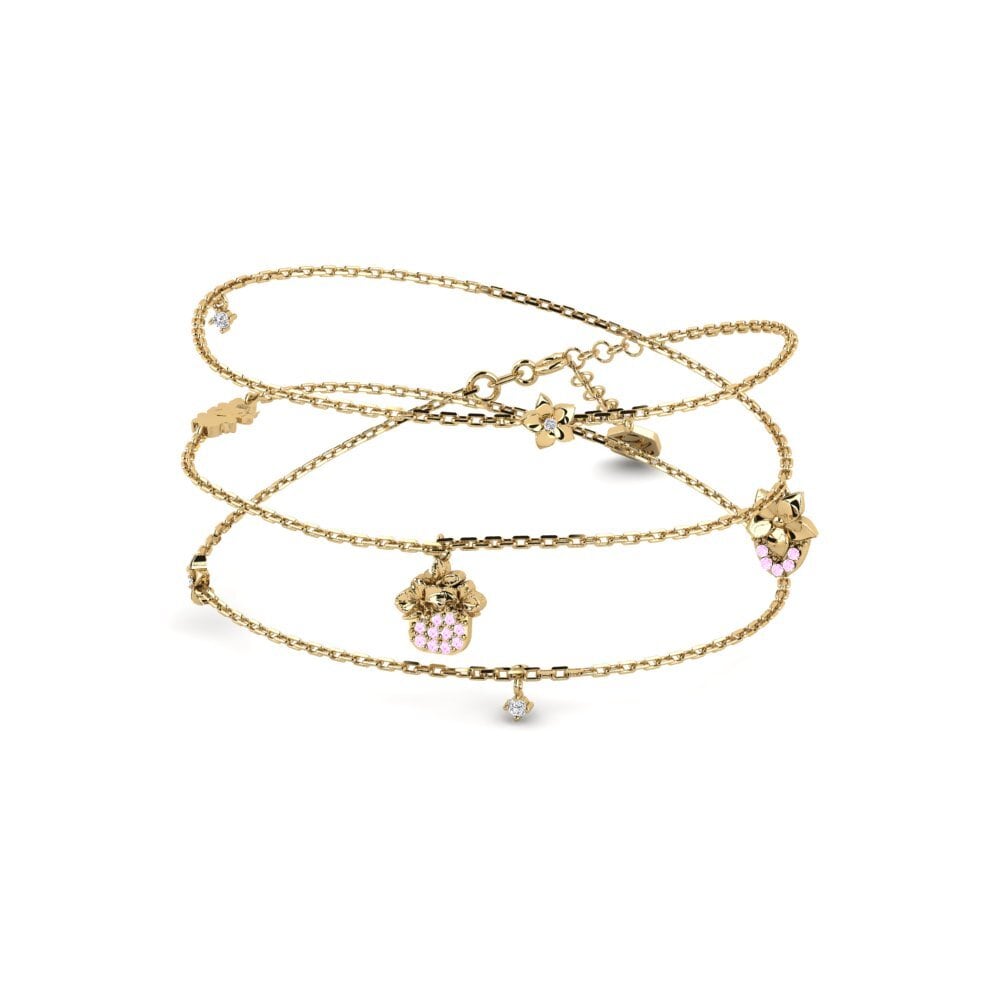 Zafiro Rosado Collar de Mujer Lumeris