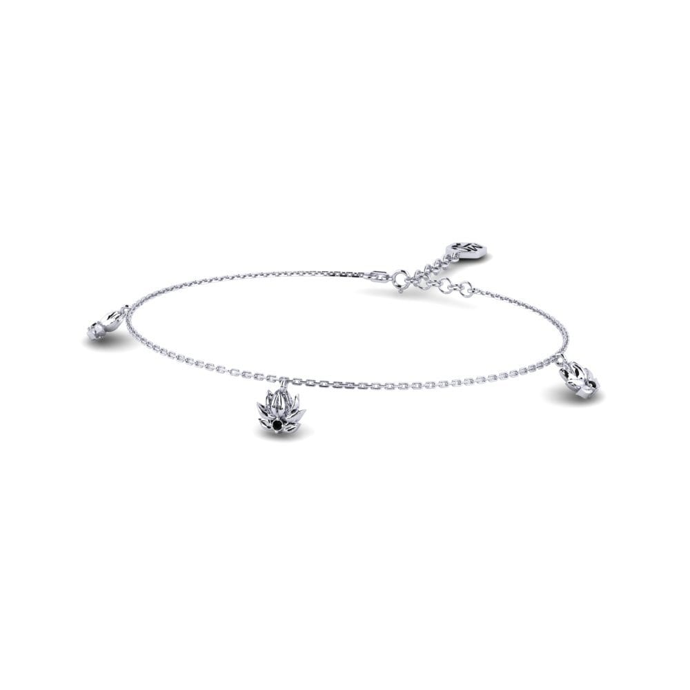 Paladio Diamante Negro Pulsera de Mujer Matricaria