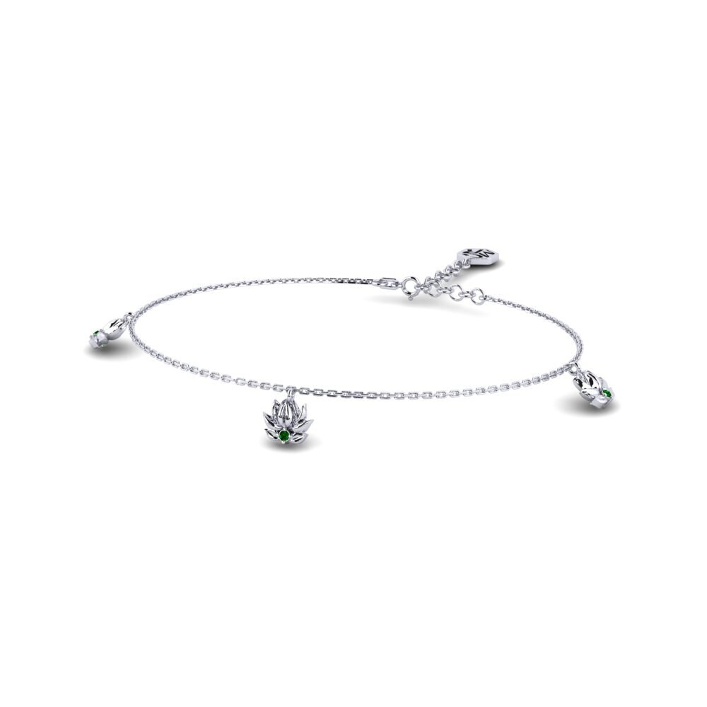 Paladio Circonita Verde Pulsera de Mujer Matricaria