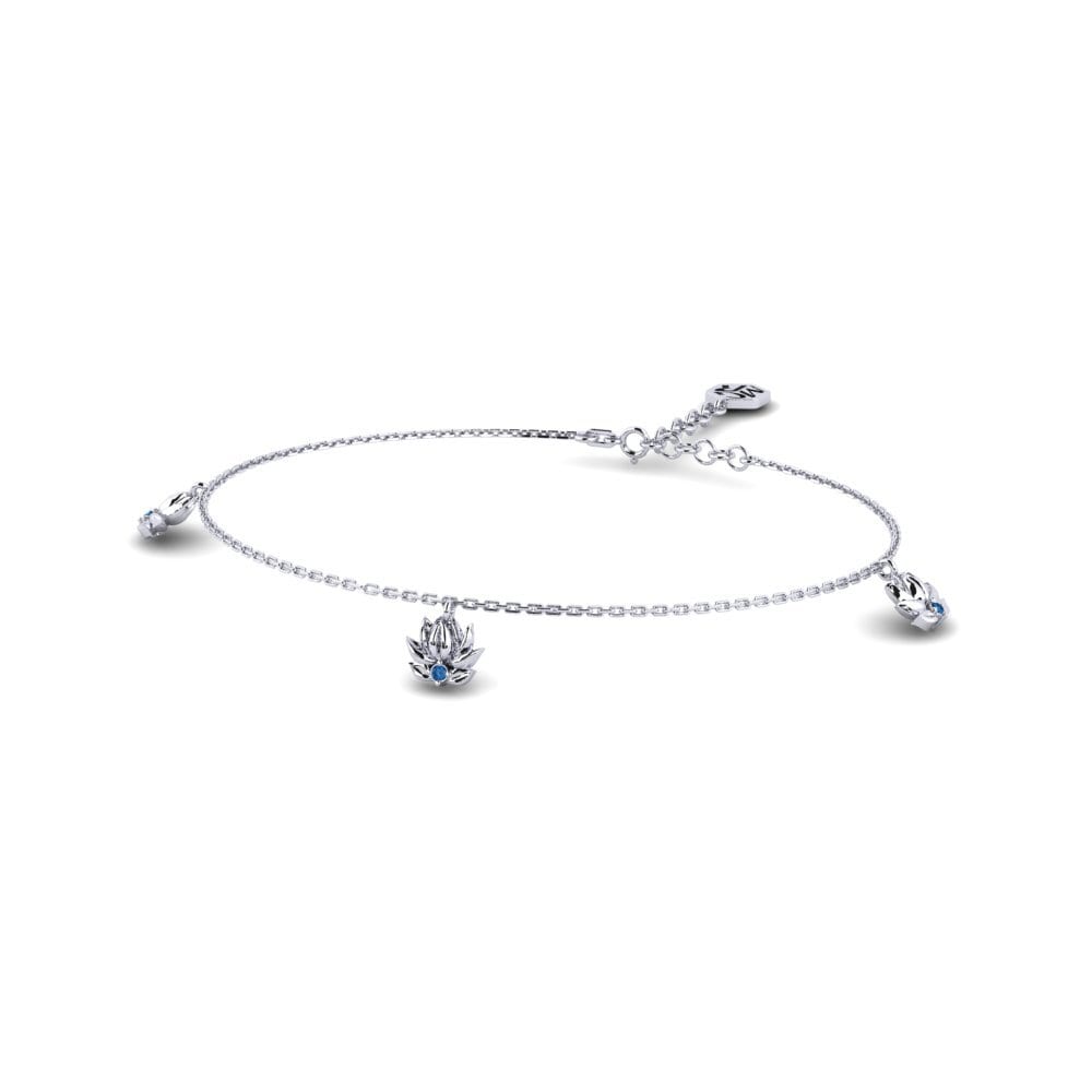 Paladio Circonita Azul Oscuro Pulsera de Mujer Matricaria