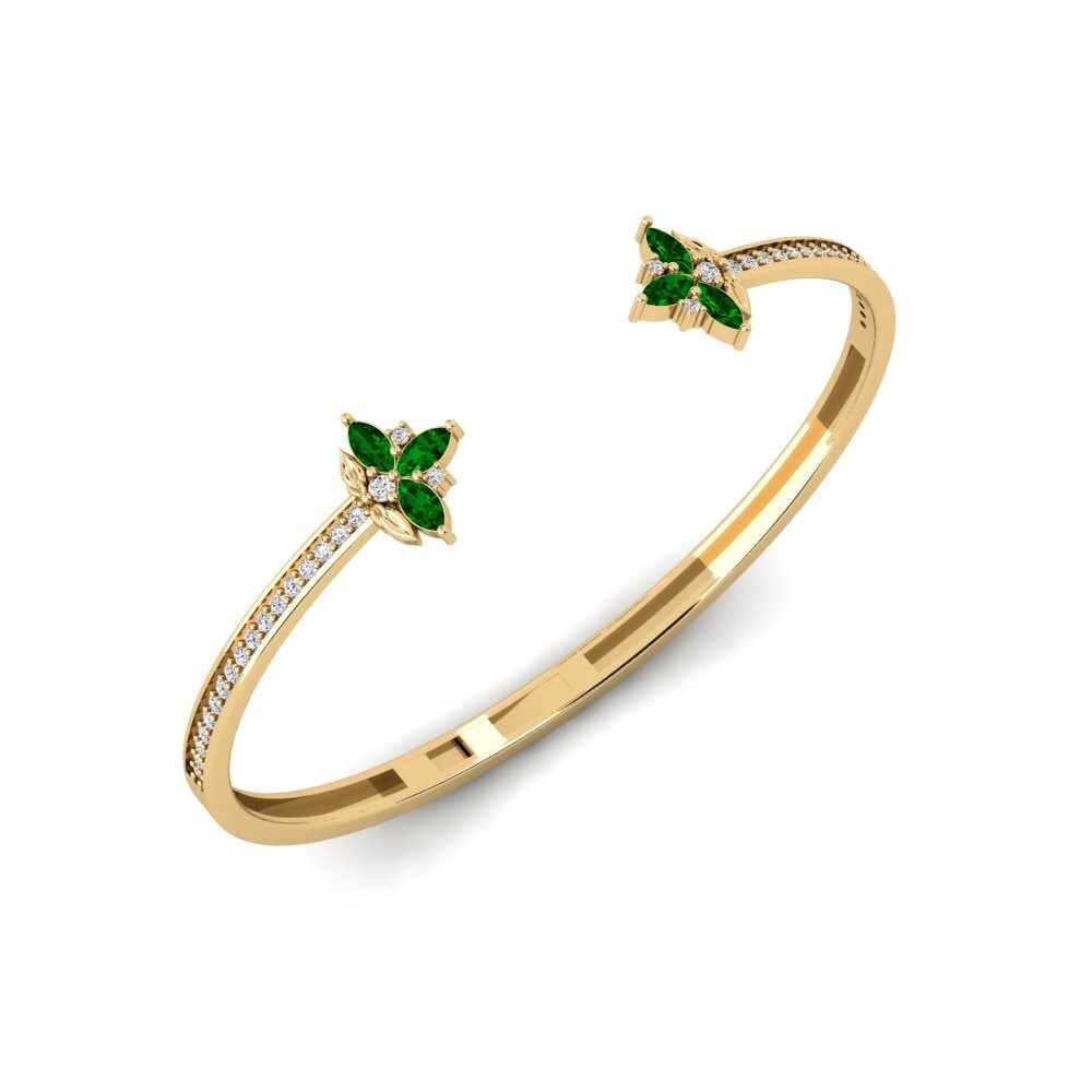 Zircônia Verde Pulseira Feminino Oandlig