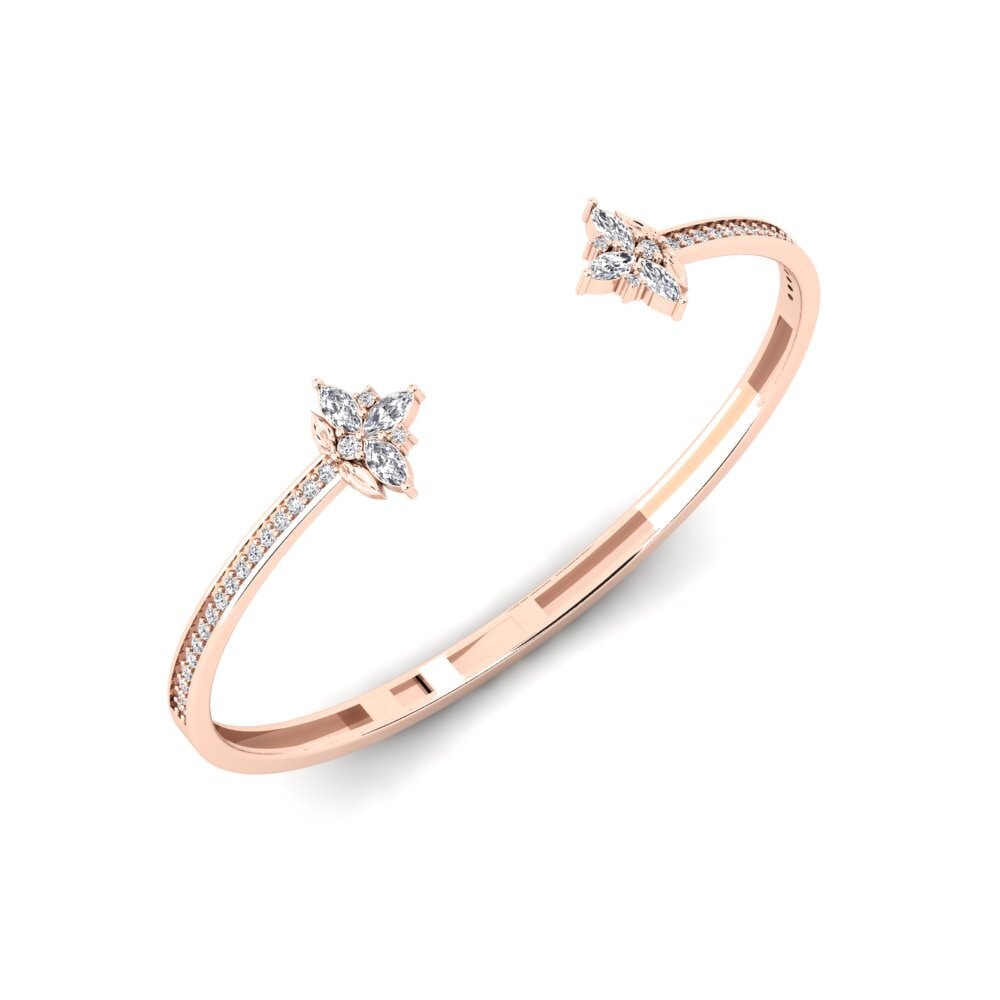 14k Rose Gold Women's Bracelet Oandlig