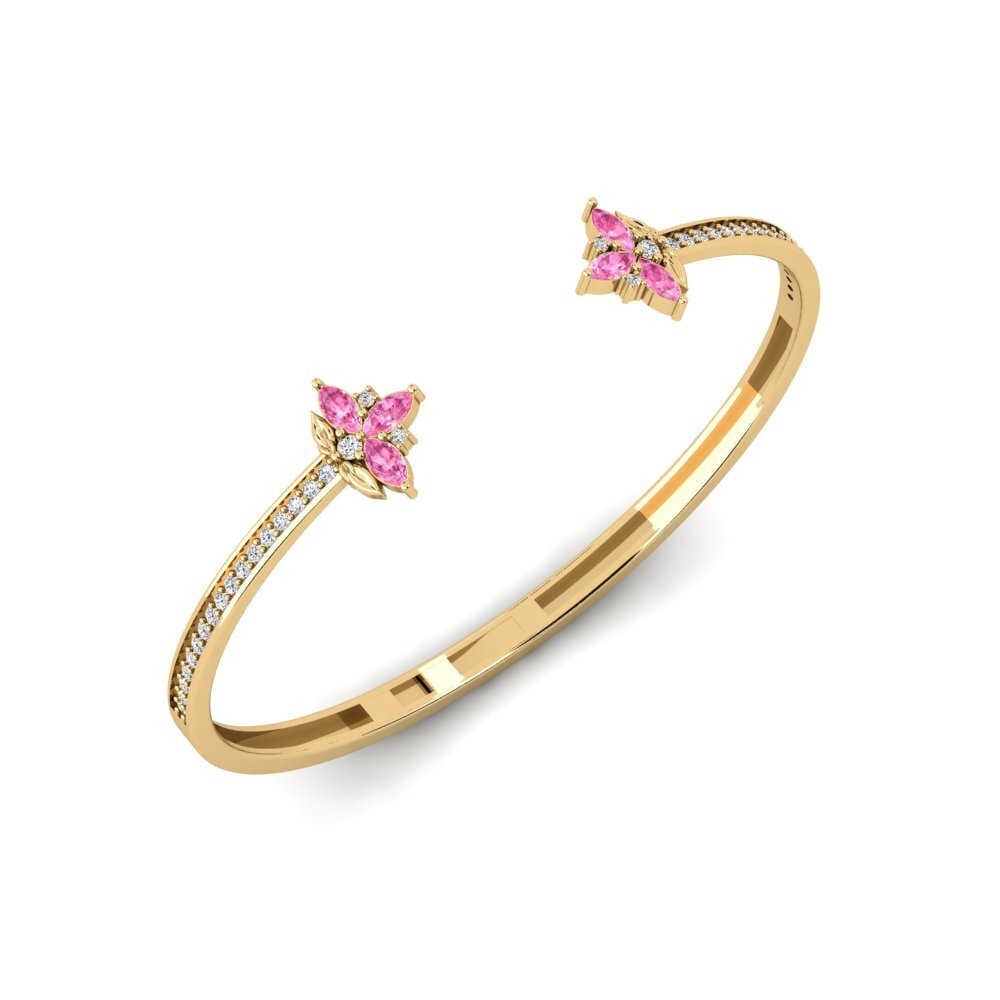 Zafiro Rosado Pulsera de Mujer Oandlig