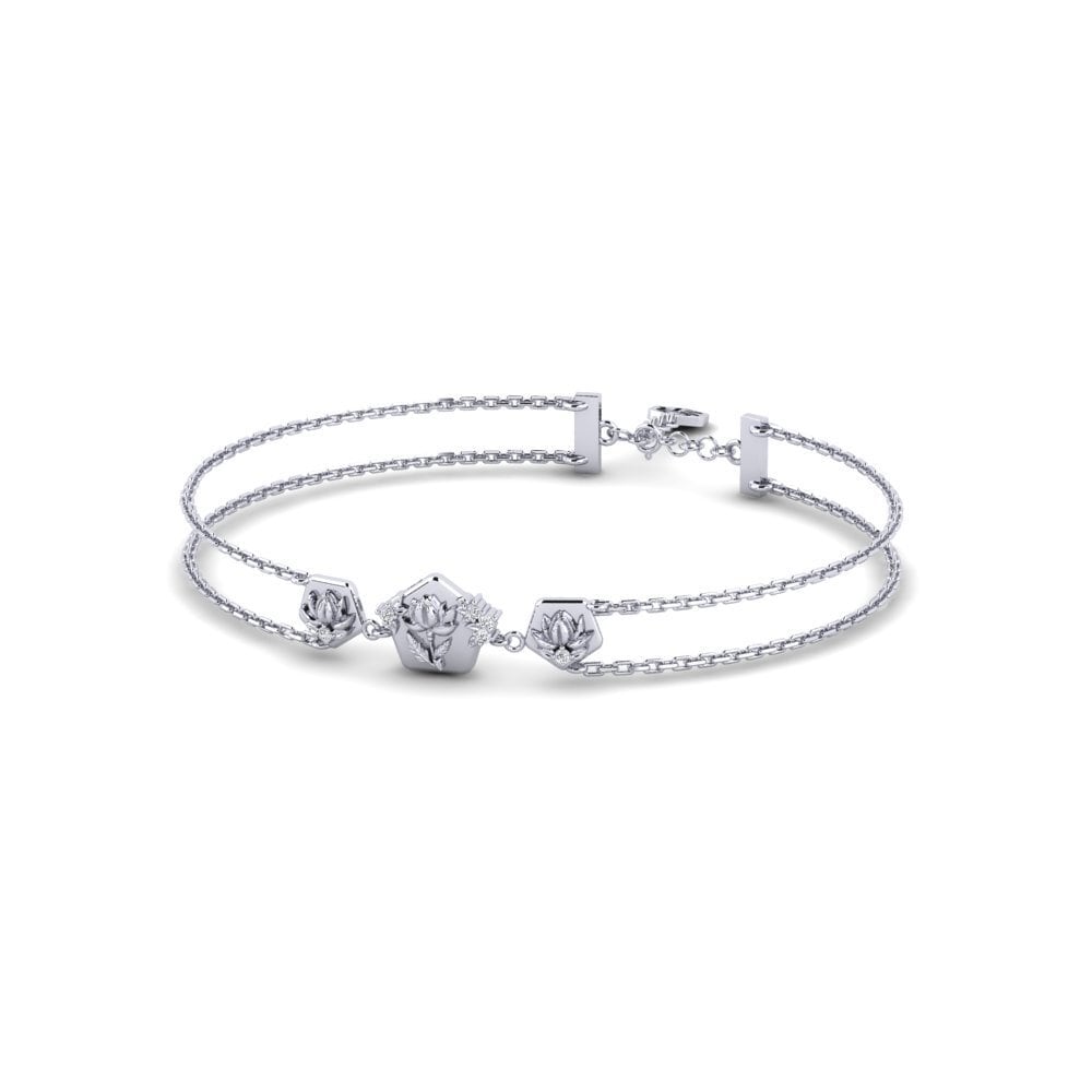 Paladio Diamante Pulsera de Mujer Ogripbar