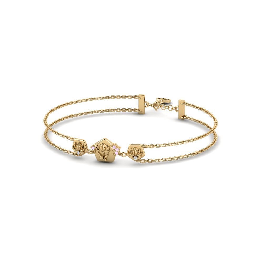 Zafiro Rosado Pulsera de Mujer Ogripbar