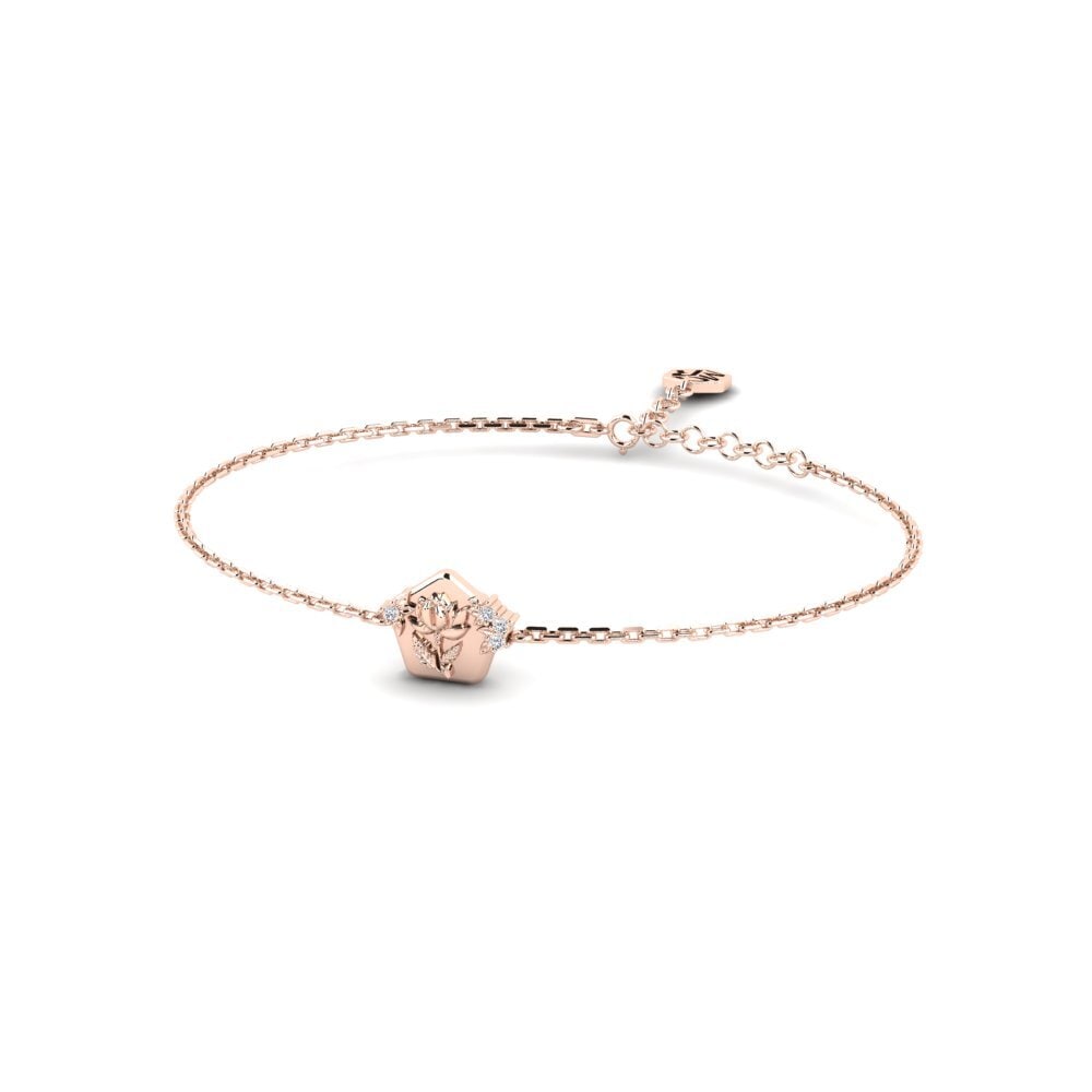 14k Rose Gold Women's Bracelet Petrosia