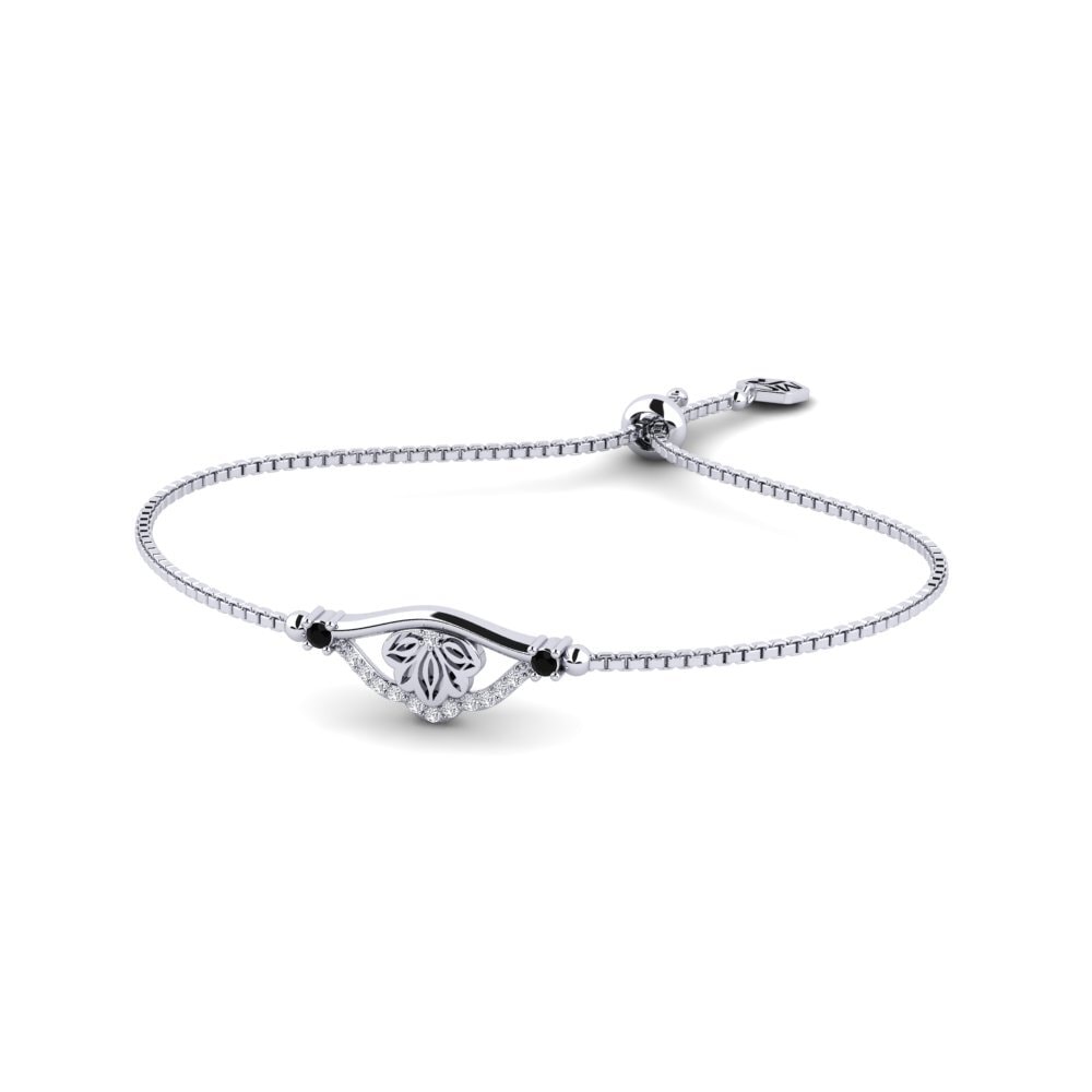Paladio Diamante Negro Pulsera de Mujer Soridente