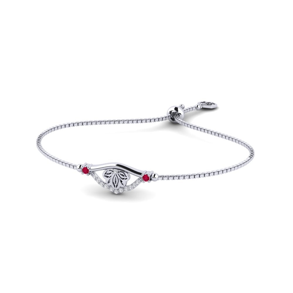 Paladio Rubí Pulsera de Mujer Soridente