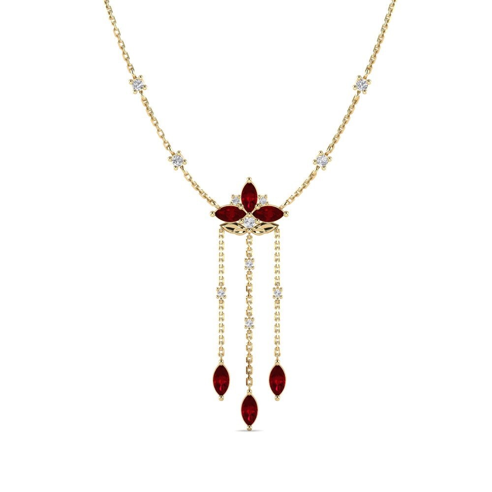 Circonita Roja Collar de Mujer Straleglons