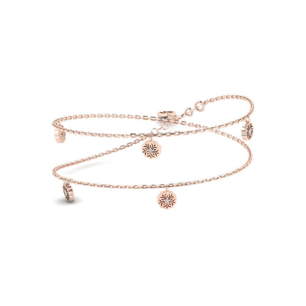14k Oro Rosa Collar de Mujer Thuur