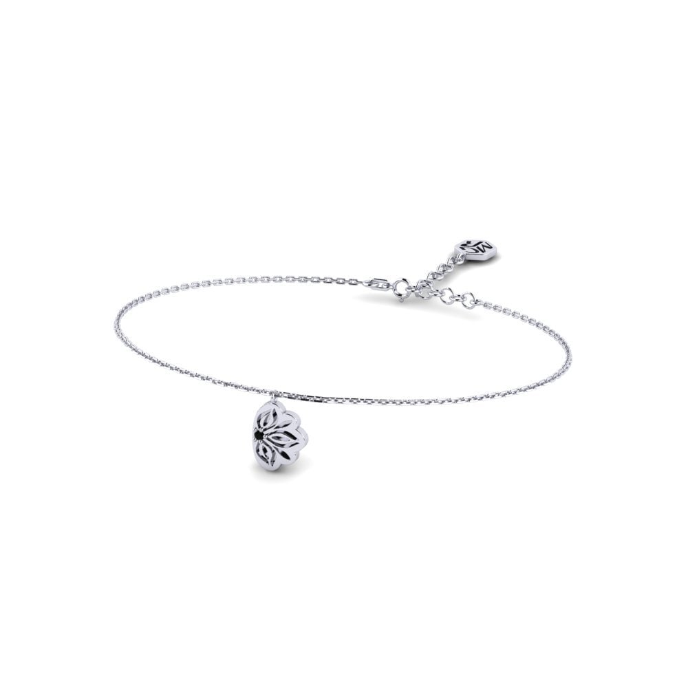 925 은 흑마노 여성 팔찌 Wareuna