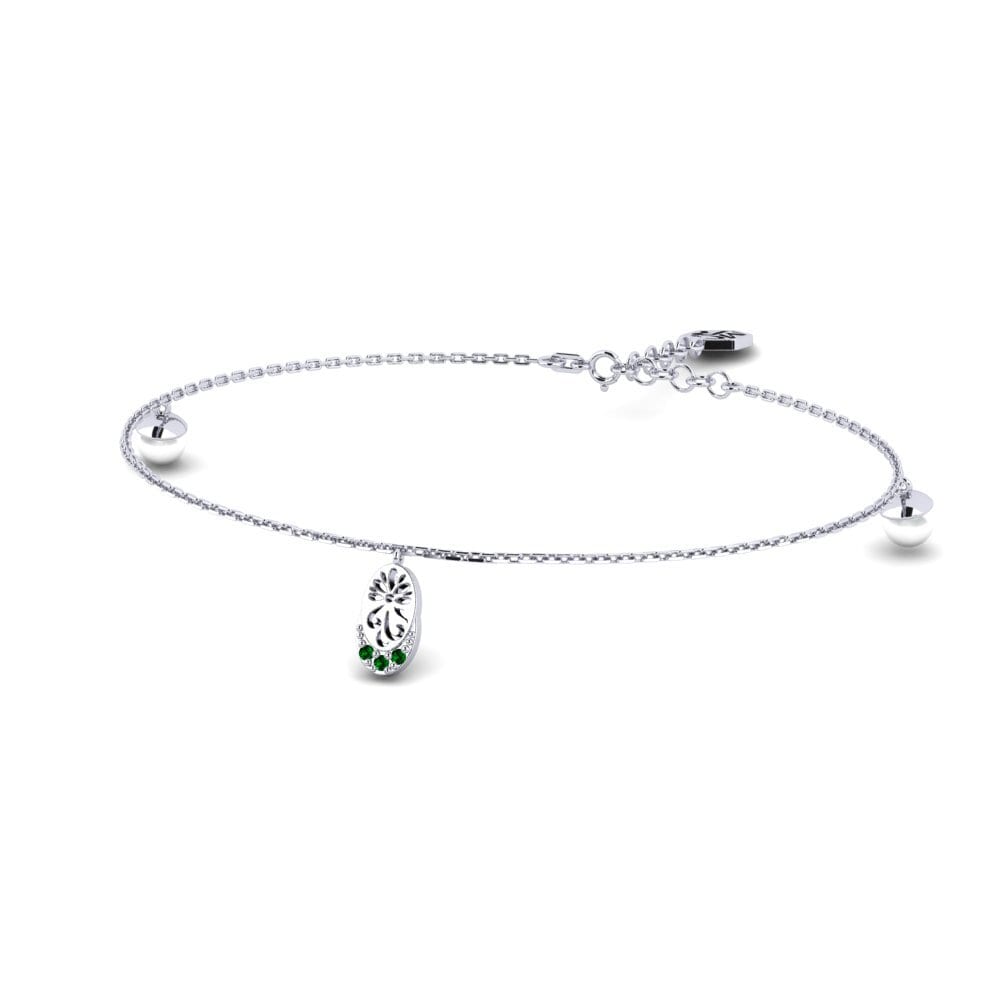 Paladio Circonita Verde Pulsera de Mujer Warnan
