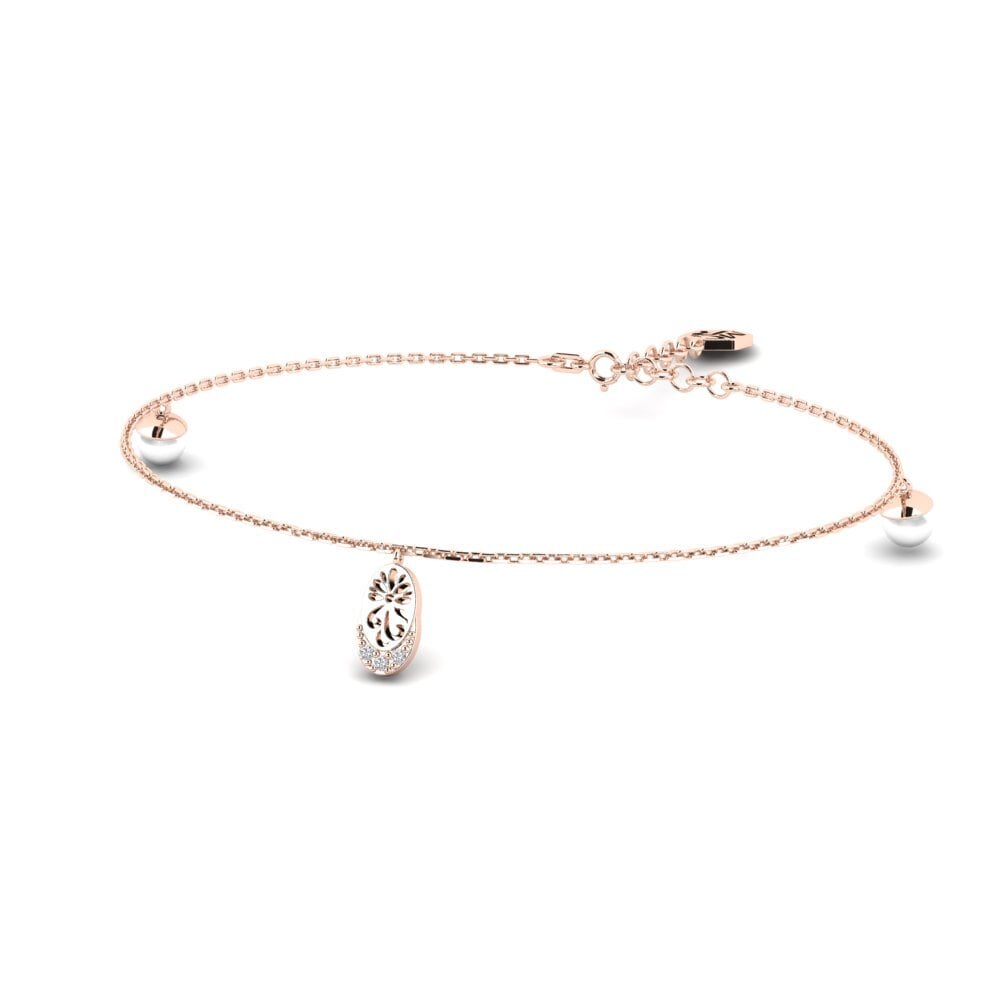 14ct Rose Gold Women's Bracelet Warnan