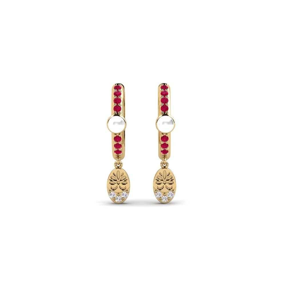 Ruby Women's Earring Yvoty