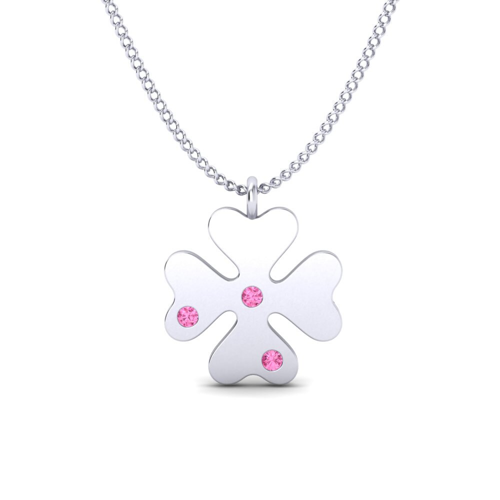Roze Toermalijn Dames Hanger Julienne