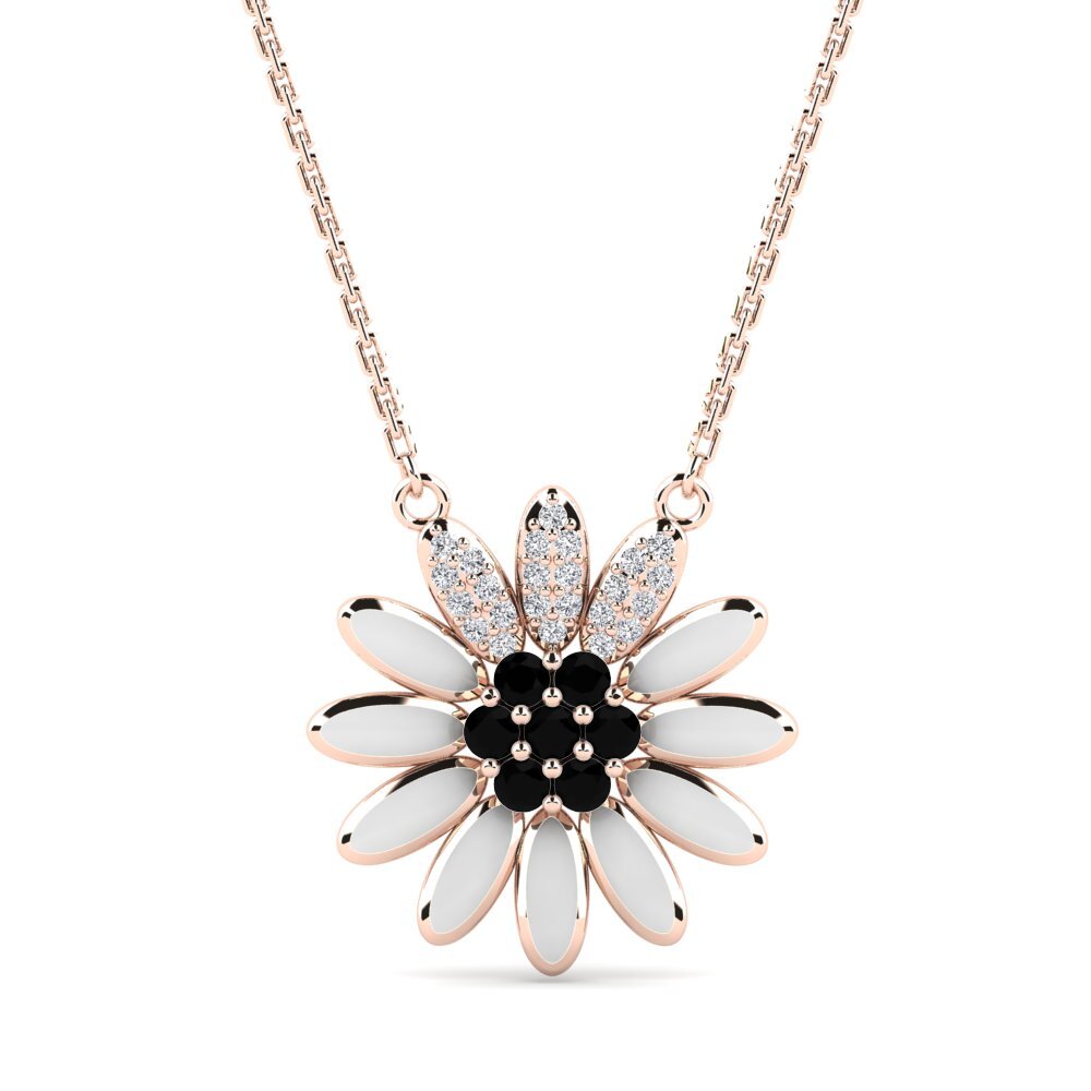 Black Sapphire Women's Necklace Akantha