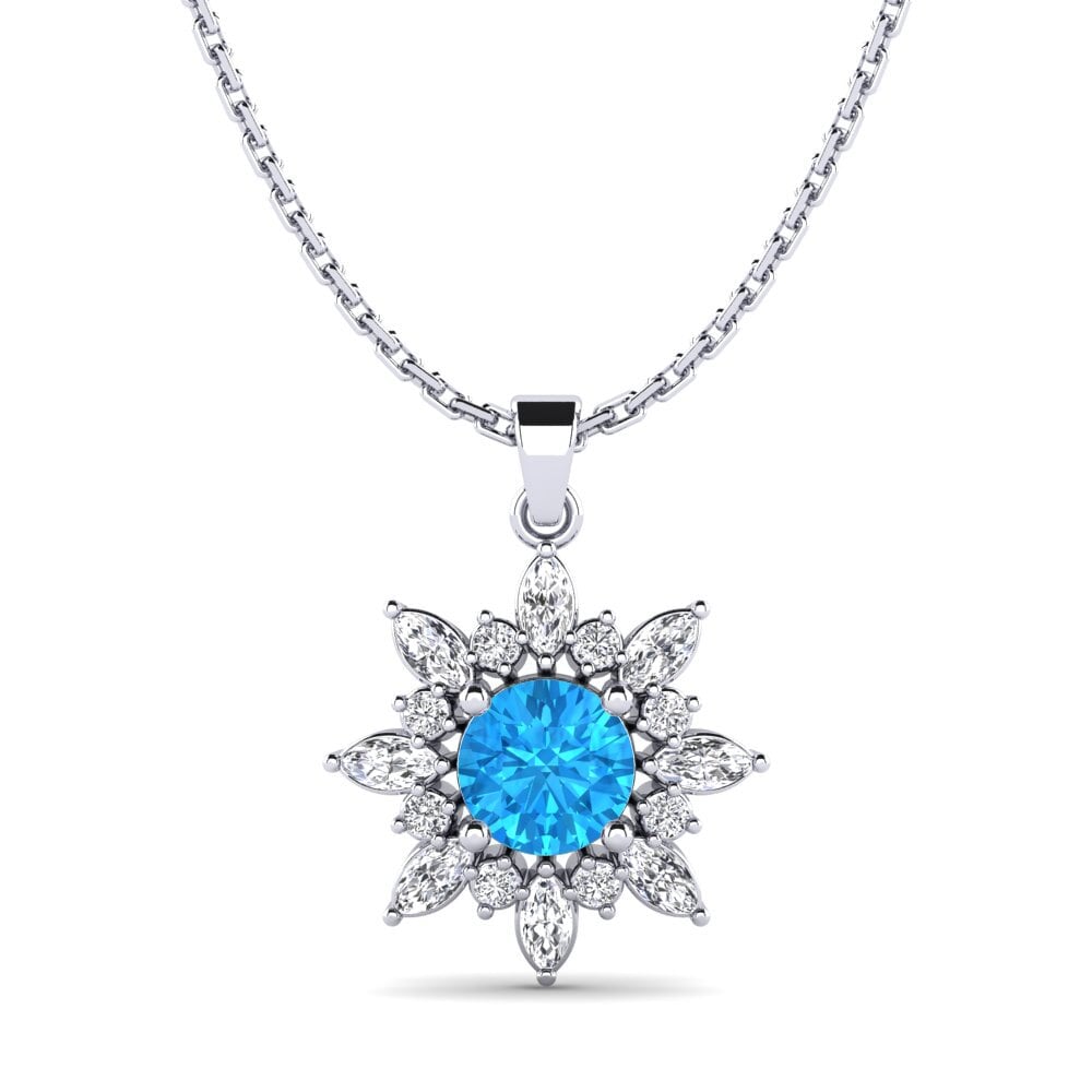 Blue Topaz Women's Pendant Jayson