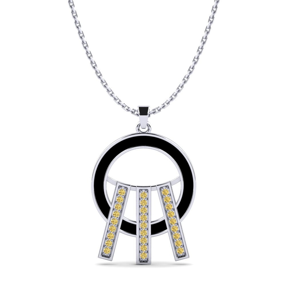 Yellow Diamond Women's Pendant Onixe