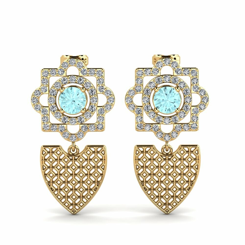 18ct Yellow Gold Women's Earring Humbert