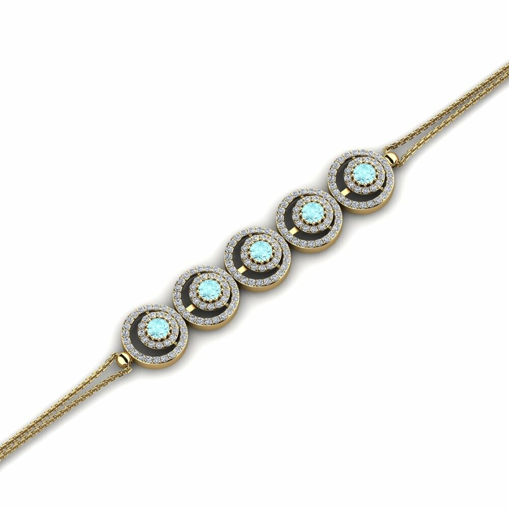 18ct Yellow Gold Women's Bracelet Gela