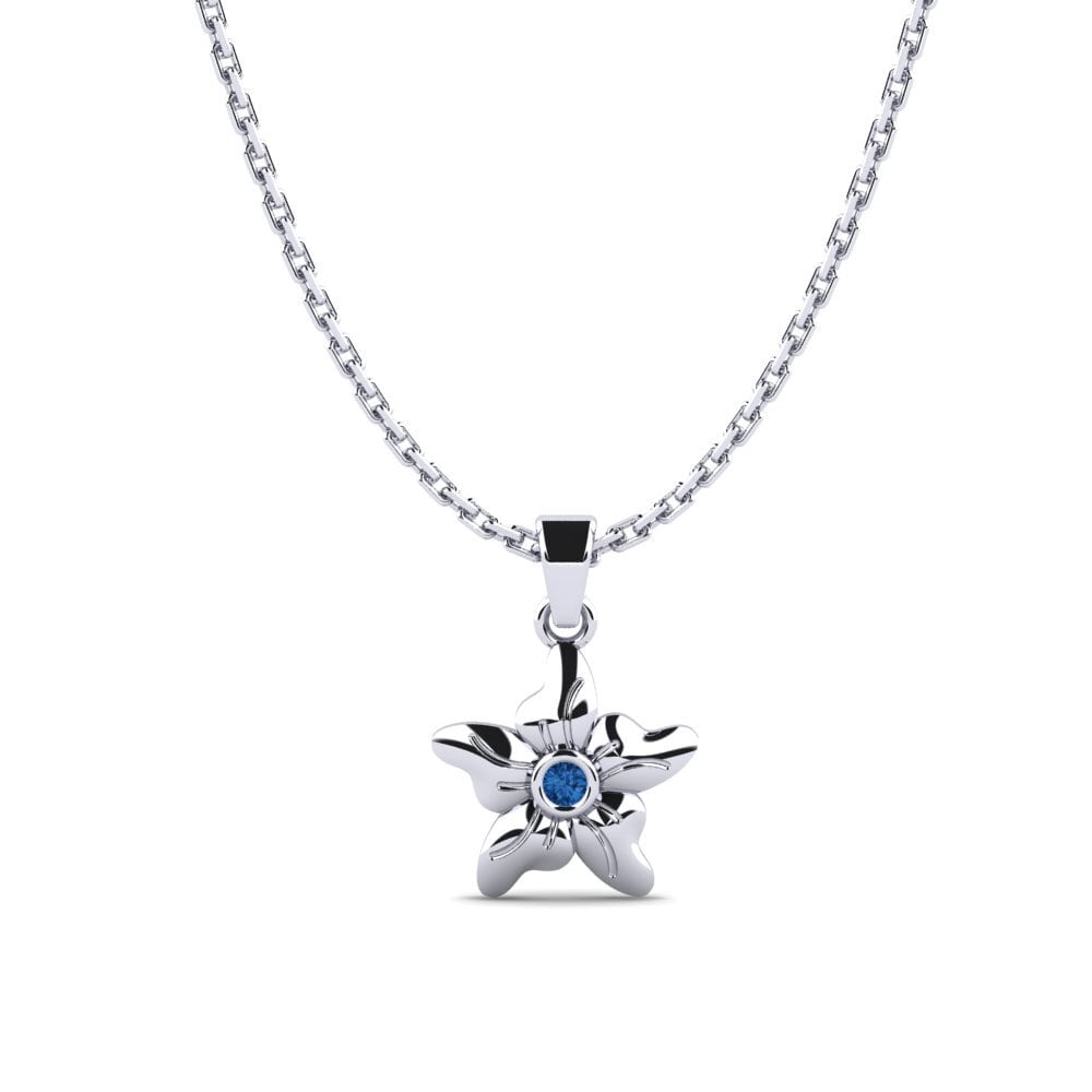 Circonita Azul Oscuro Colgante de Mujer Betje