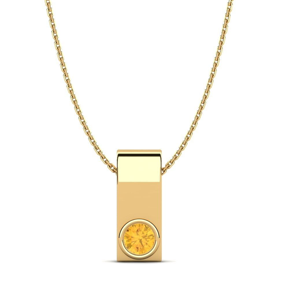 Citrine Women's Pendant Biblioteca