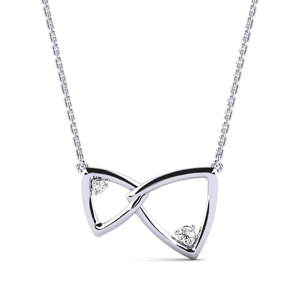 Moissanita Collar de Mujer Schiena