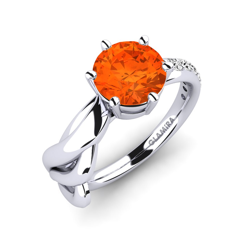 Fire-Opal Engagement Ring Alfieri