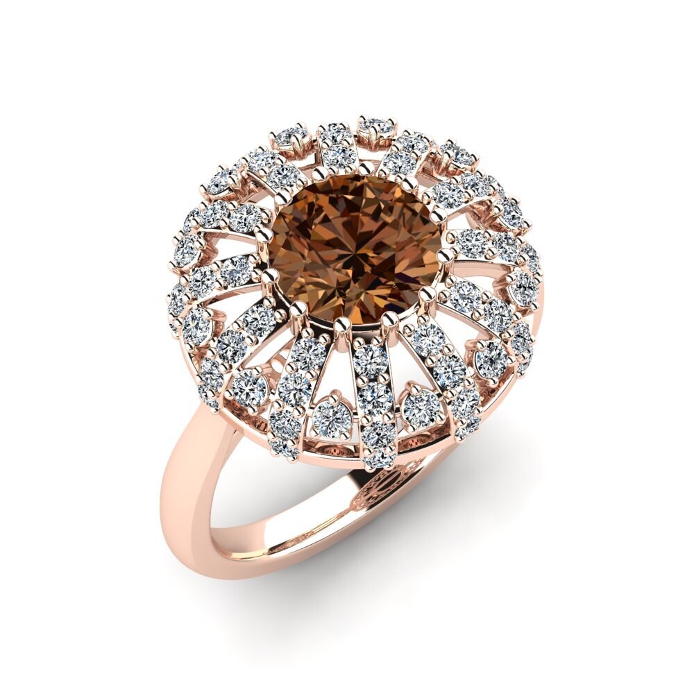 Brown Diamond Engagement Ring Ballerini
