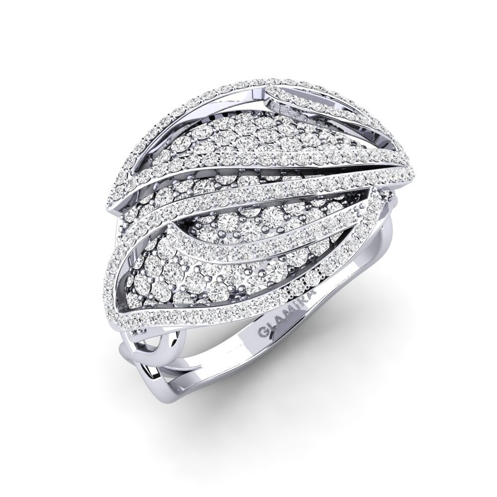 Weißer Saphir Ring Geronimo