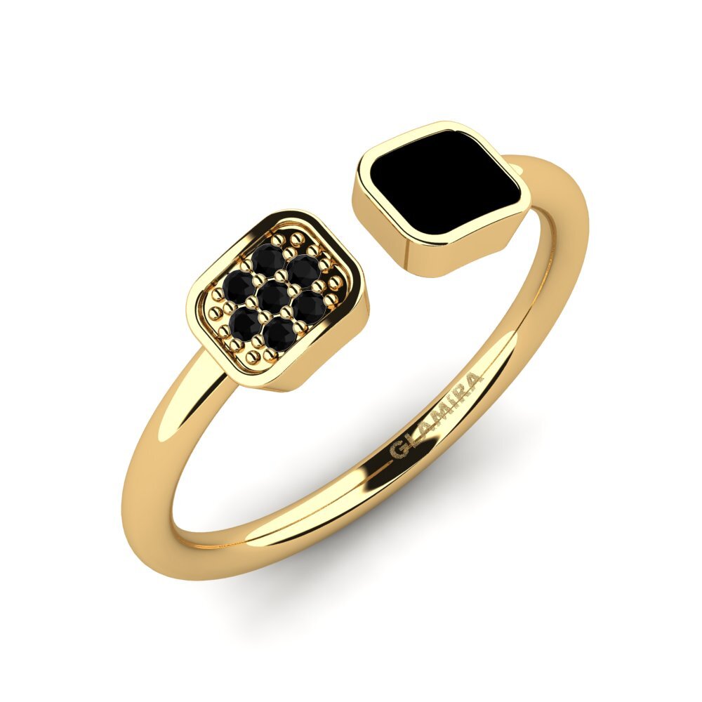 Zafiro negro Anillo Kennith