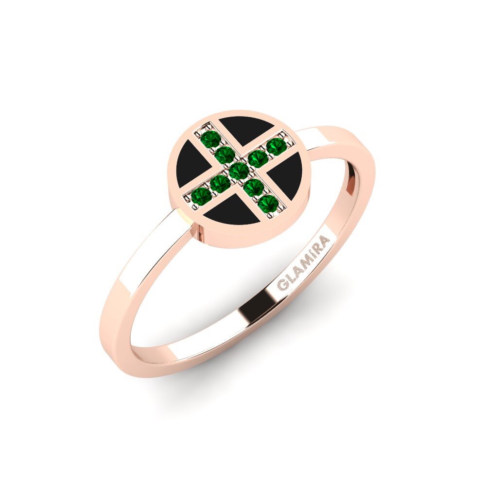 Grüner Zirkonia Ring Lalla