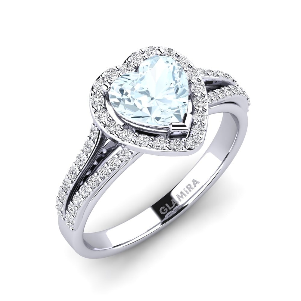 Aquamarine Engagement Ring Lovelace