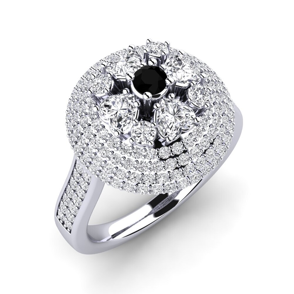 Onyx Noir Bague Radigan