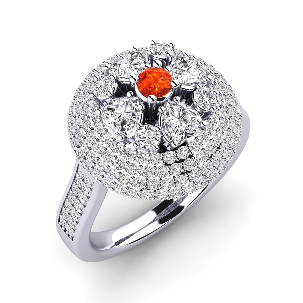 Oranje Saffier Ringen Radigan